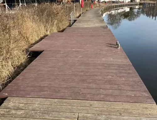 Teilweise Erneuerung unseres Bootssteges